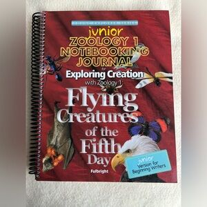 Apologia Exploring Creation Zoology 1 Junior Workbook  Notebook Homeschool